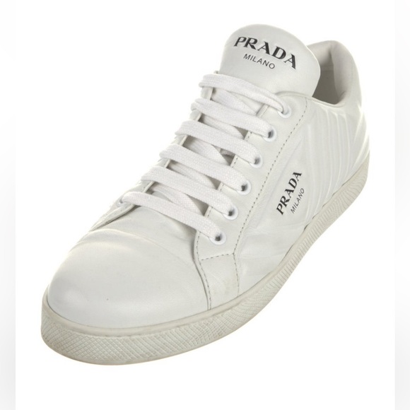100% Authentic Prada Quilted Leather Sneakers